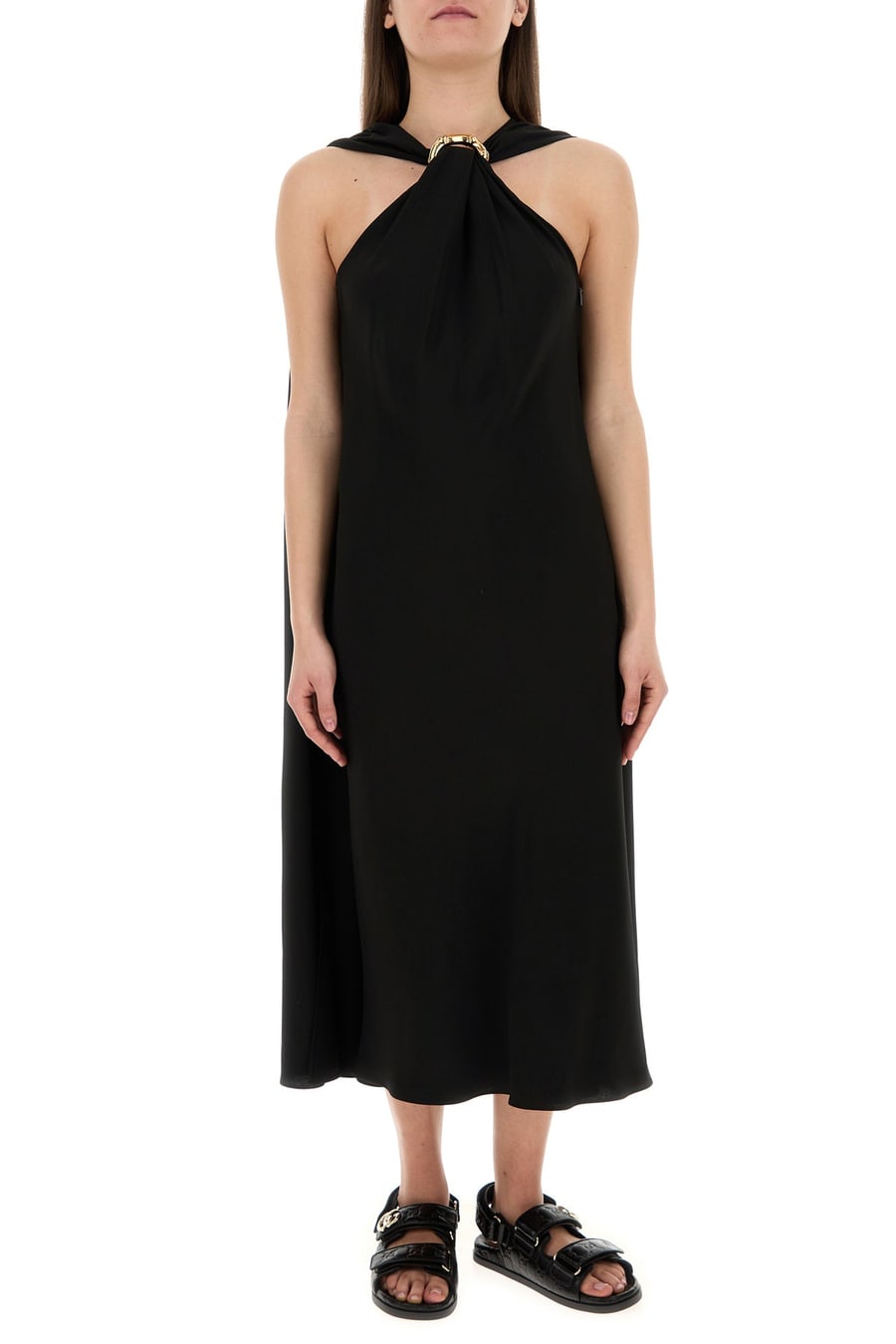 Gucci Abito in crepe nero, view 6