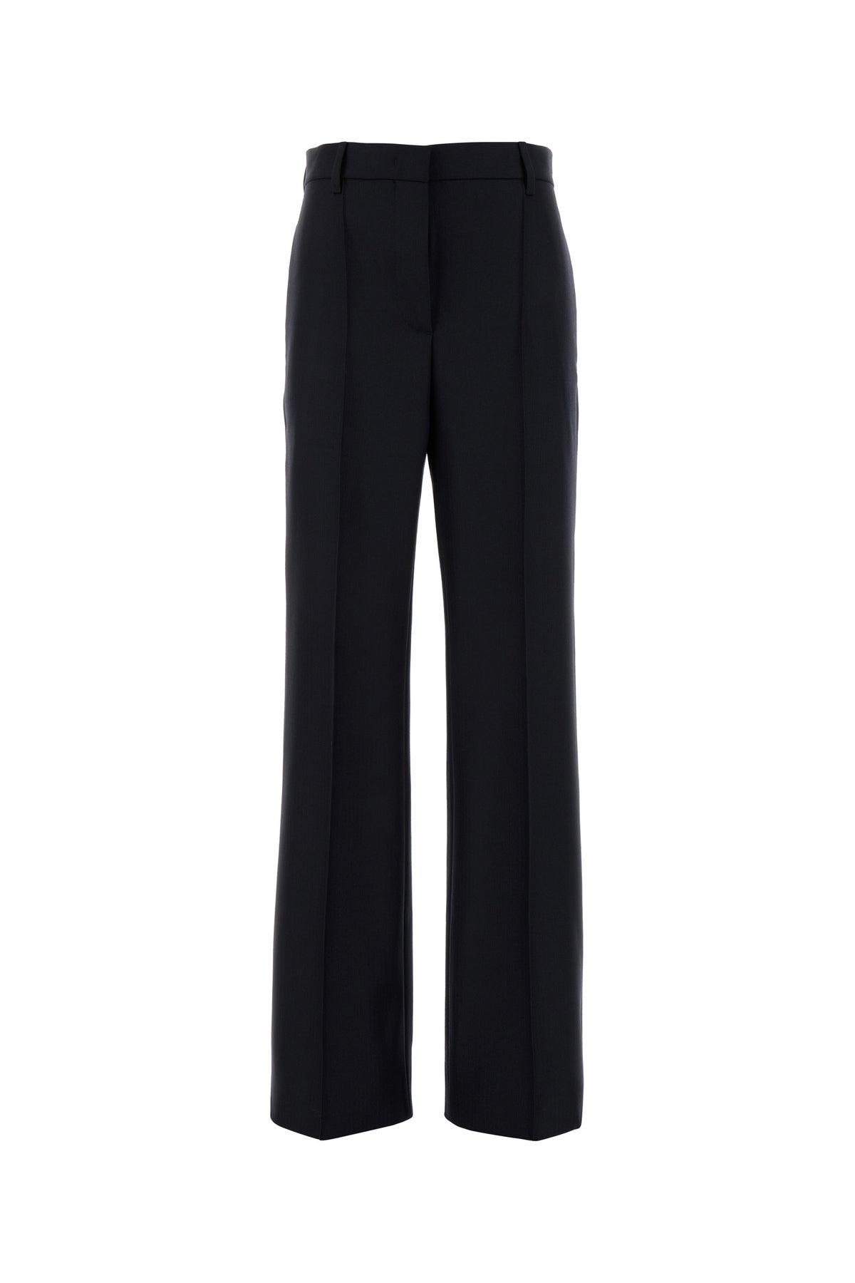 Prada Pantalone in lana blu scuro