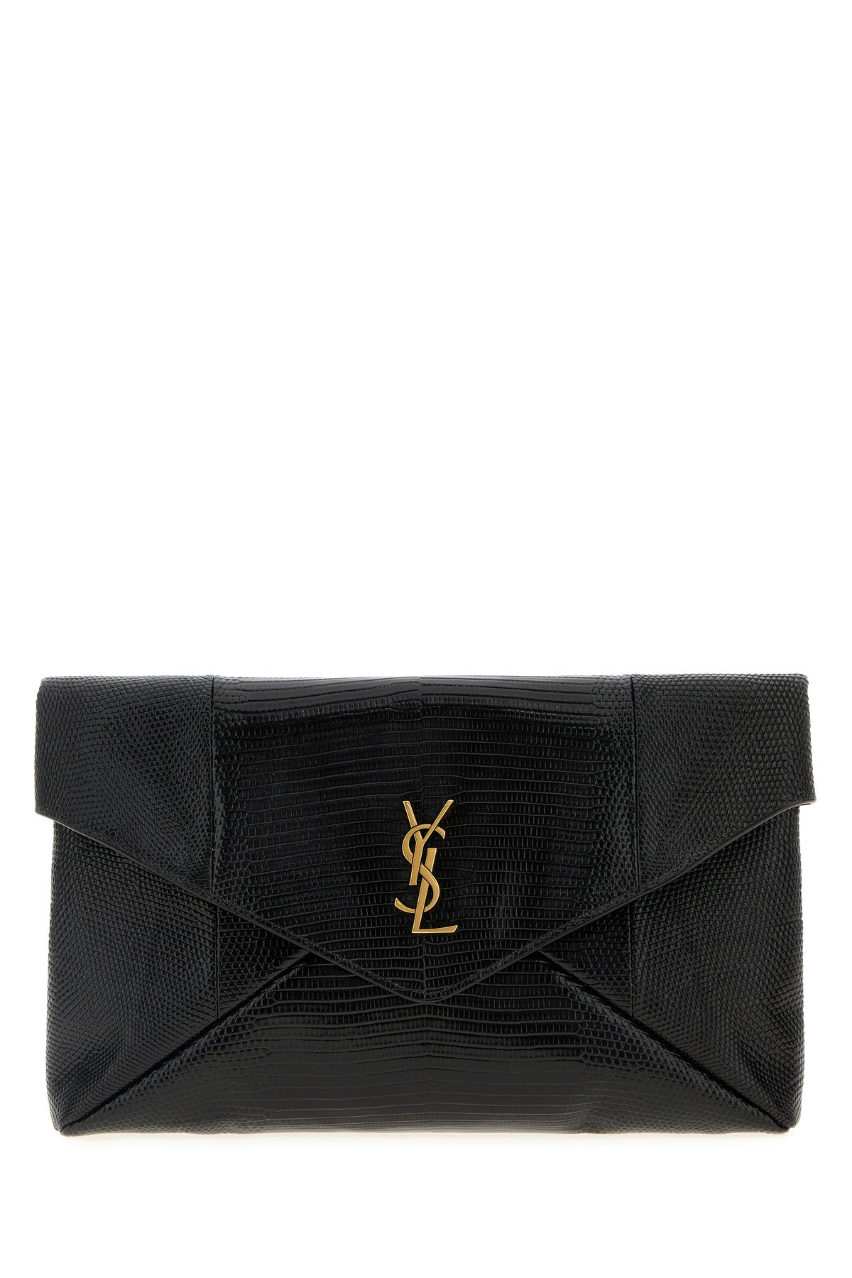 Saint Laurent Clutch in pelle nera