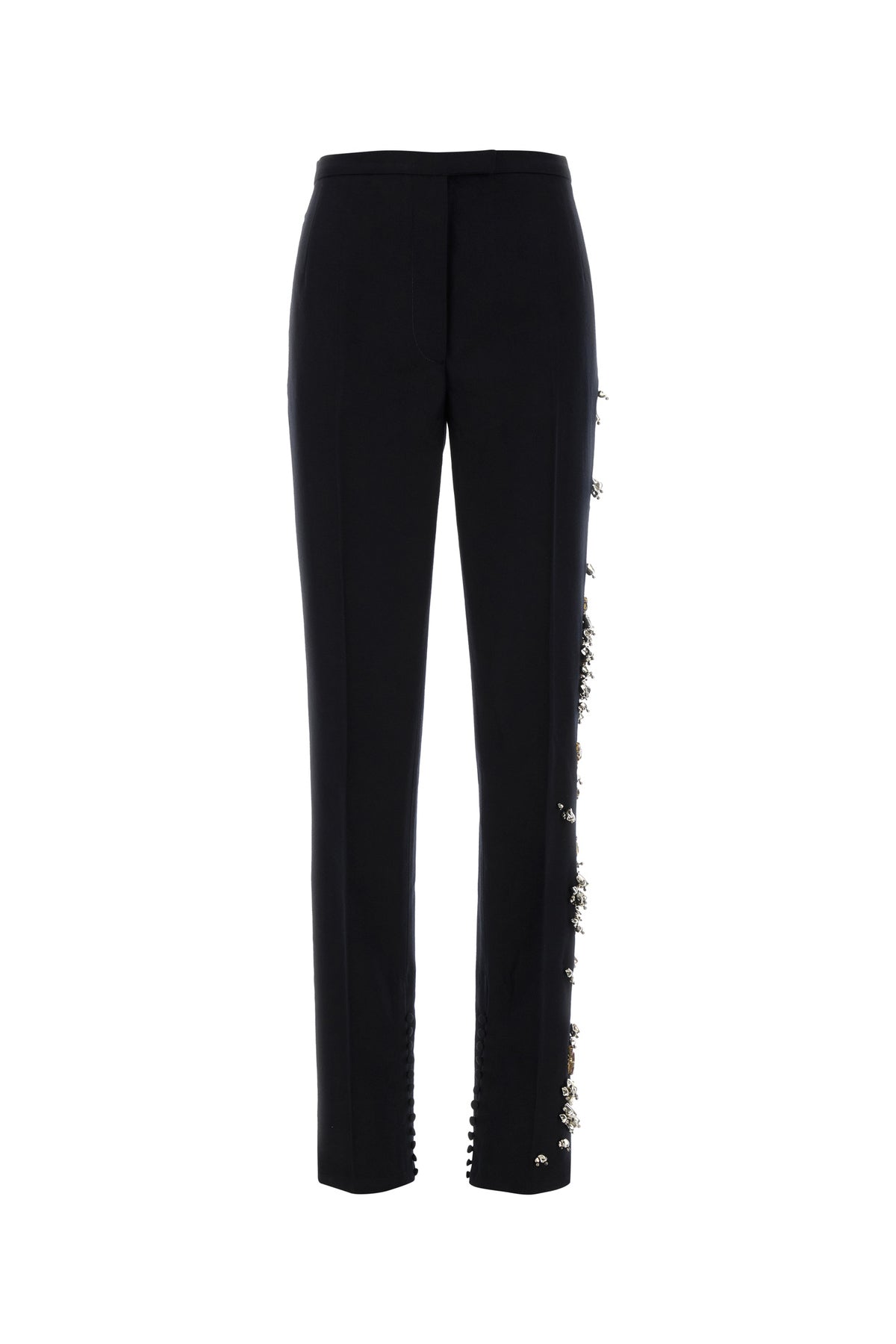 Dries Van Noten Pantalone Pandoris in lana blu navy