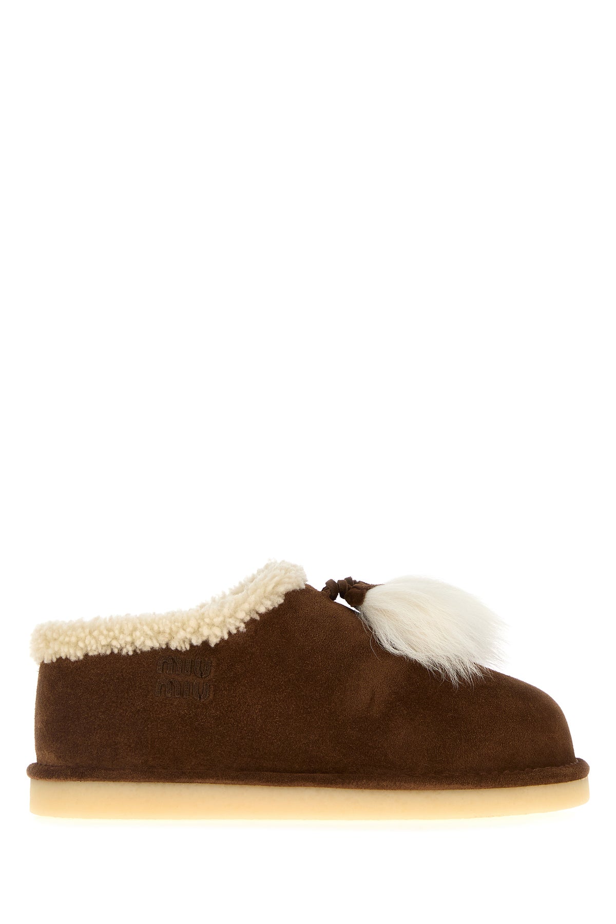 Miu Miu Stivaletti in pelle s scamosciata marrone