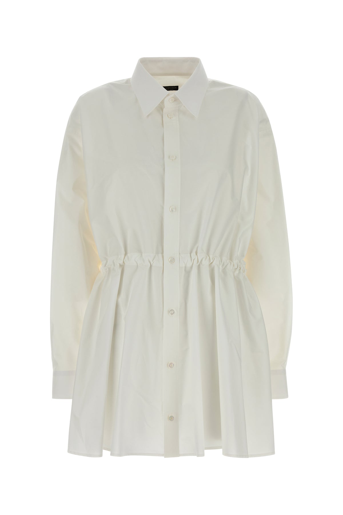 Balenciaga Abito chemisier in popeline bianco
