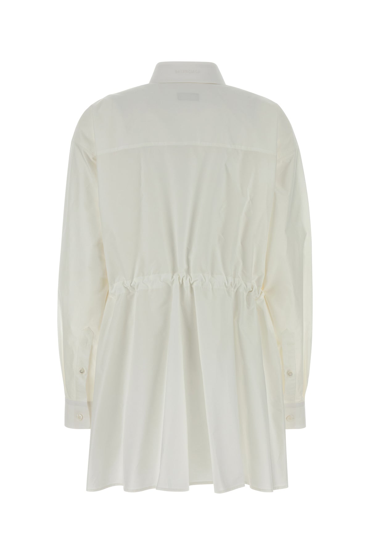 Balenciaga Abito chemisier in popeline bianco, view 2