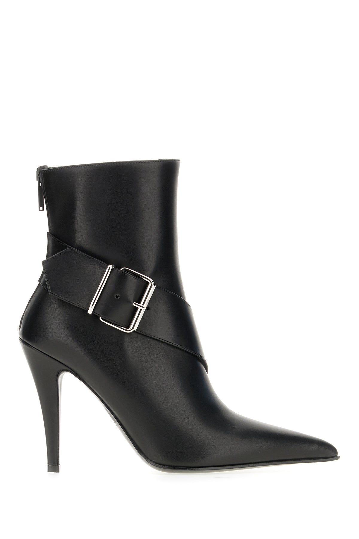 Alexander McQueen Stivaletti in pelle nera