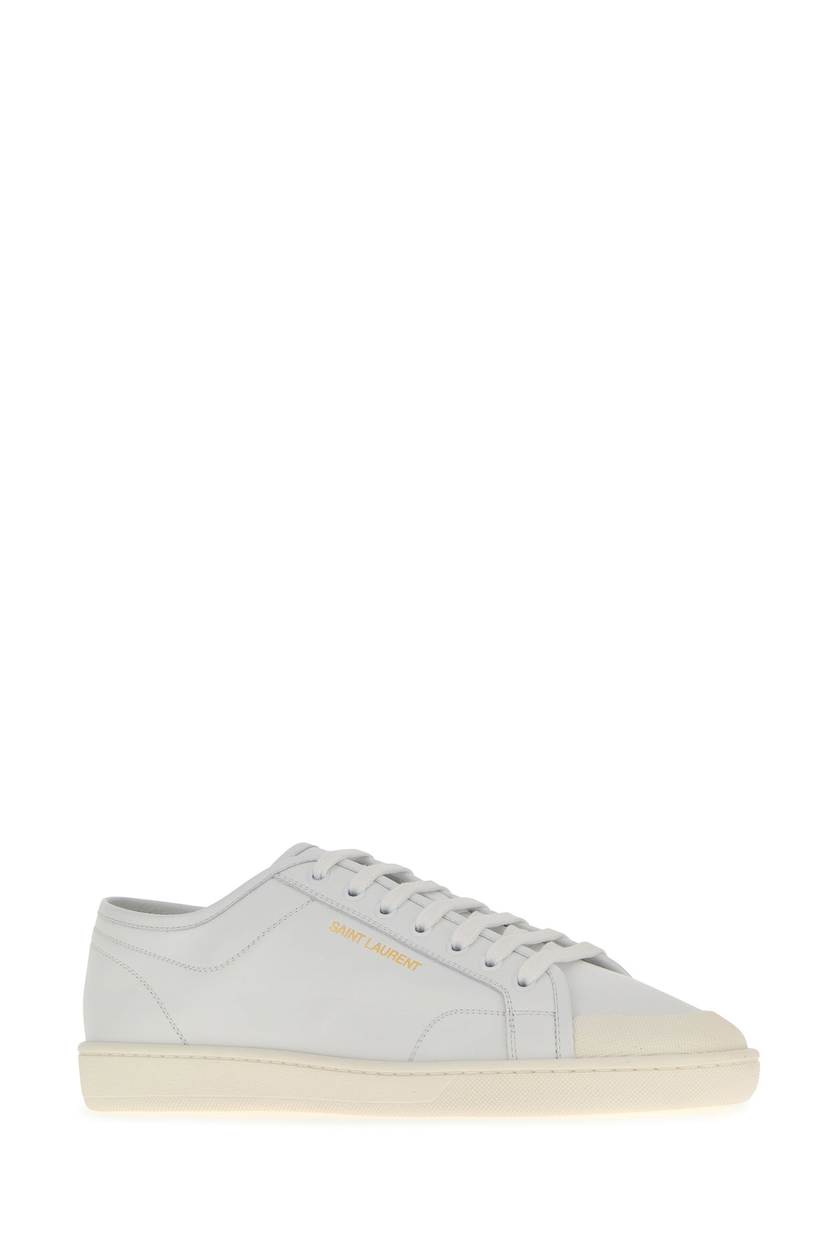 Saint Laurent Sneakers Gym in pelle bianca, view 2