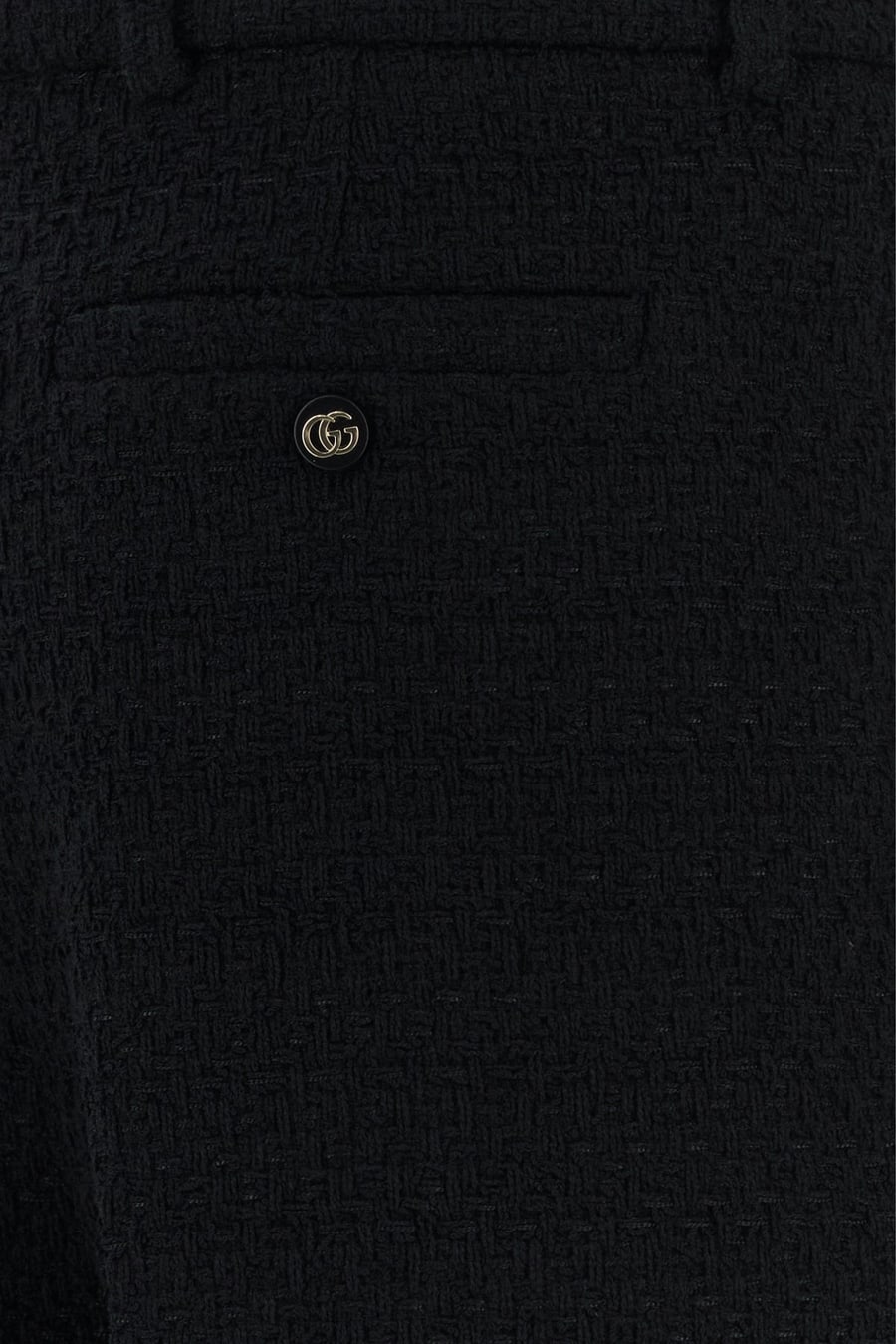 Gucci Pantalone in bouclè nero, view 5