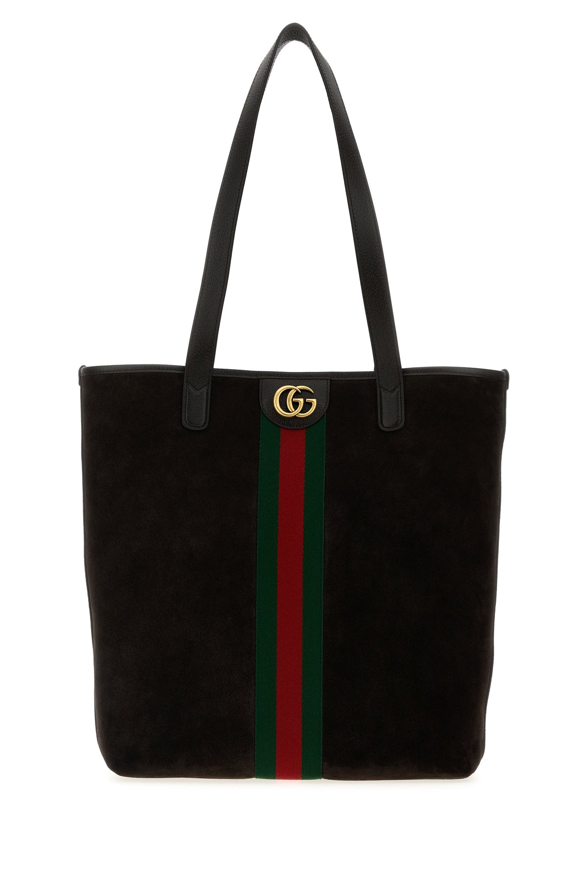 Gucci Borsa shopping Ophidia in pelle scamosciata nera