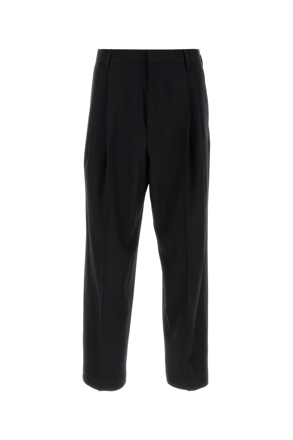 Dries Van Noten Pantalone in lana nera