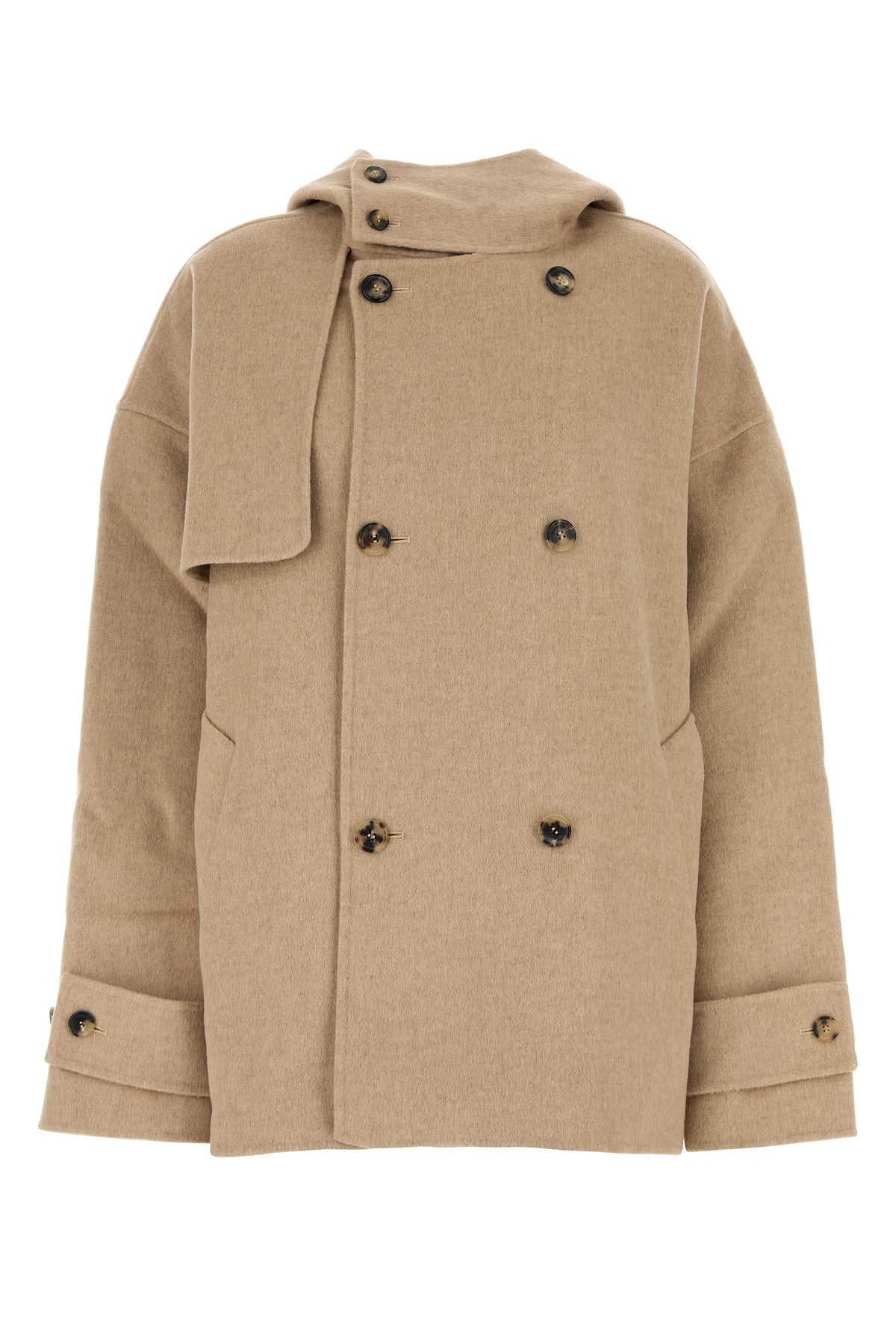JW Anderson Cappotto in lana beige