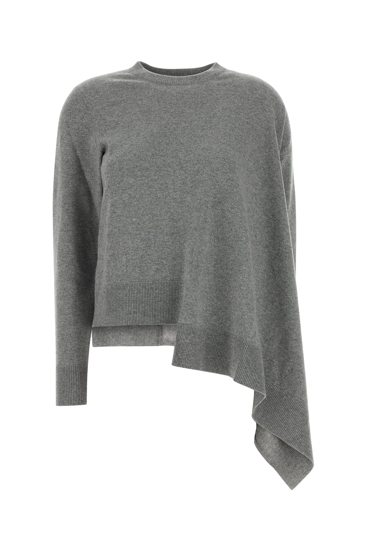 Alexander McQueen Maglione in misto cashmere grigio