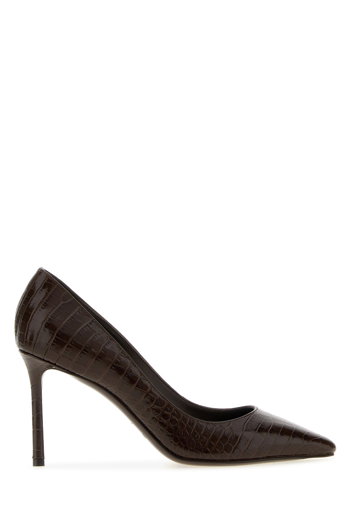 Jimmy Choo Scarpe con tacco Romy 85 in pelle cioccolato