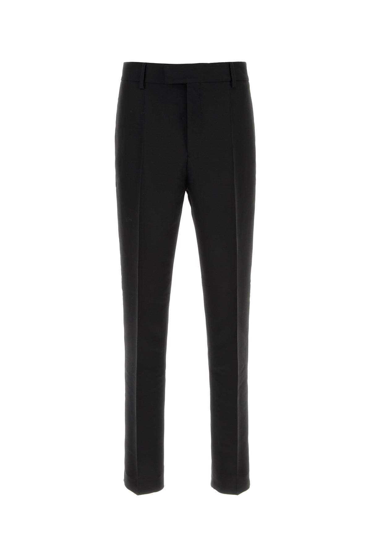 Ferragamo Pantalone in misto viscosa nera
