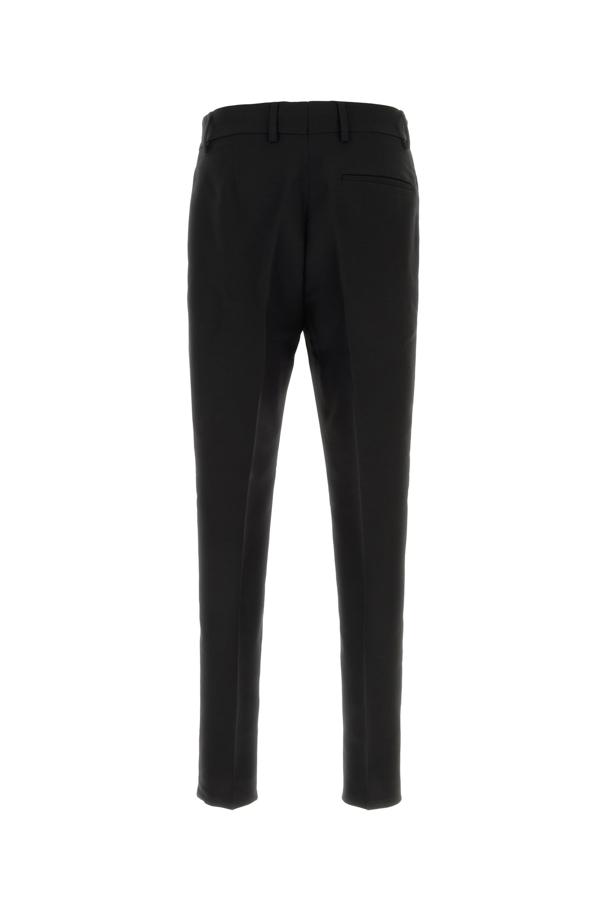 Ferragamo Pantalone in misto viscosa nera, view 2