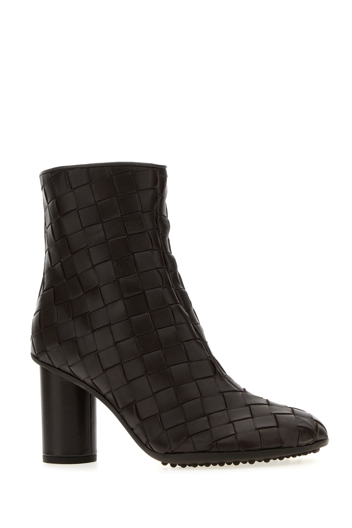 Bottega Veneta Stivaletti Atomic in pelle testa di moro, view 2