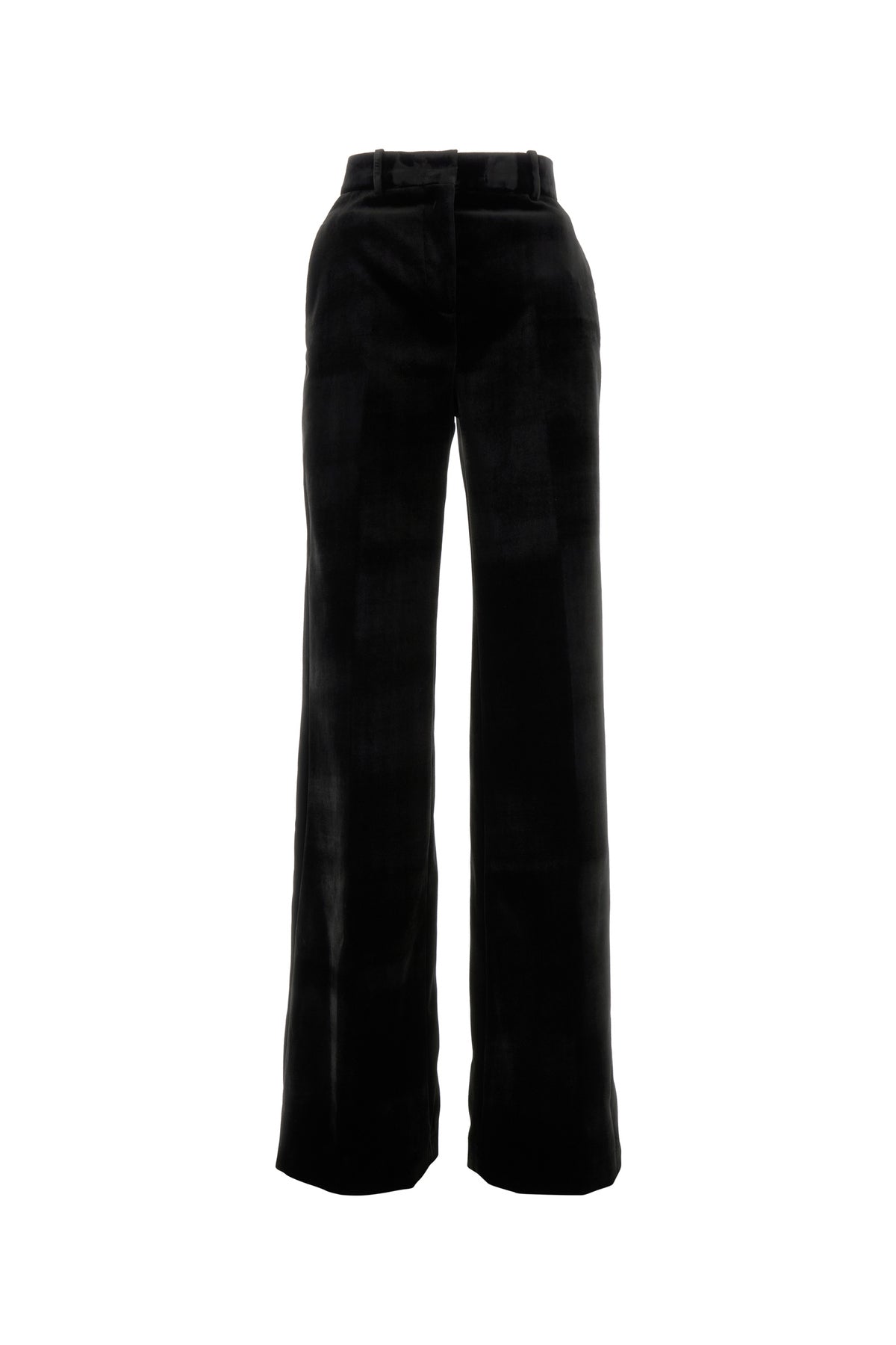 ERMANNO SCERVINO Pantalone palazzo in velluto nero