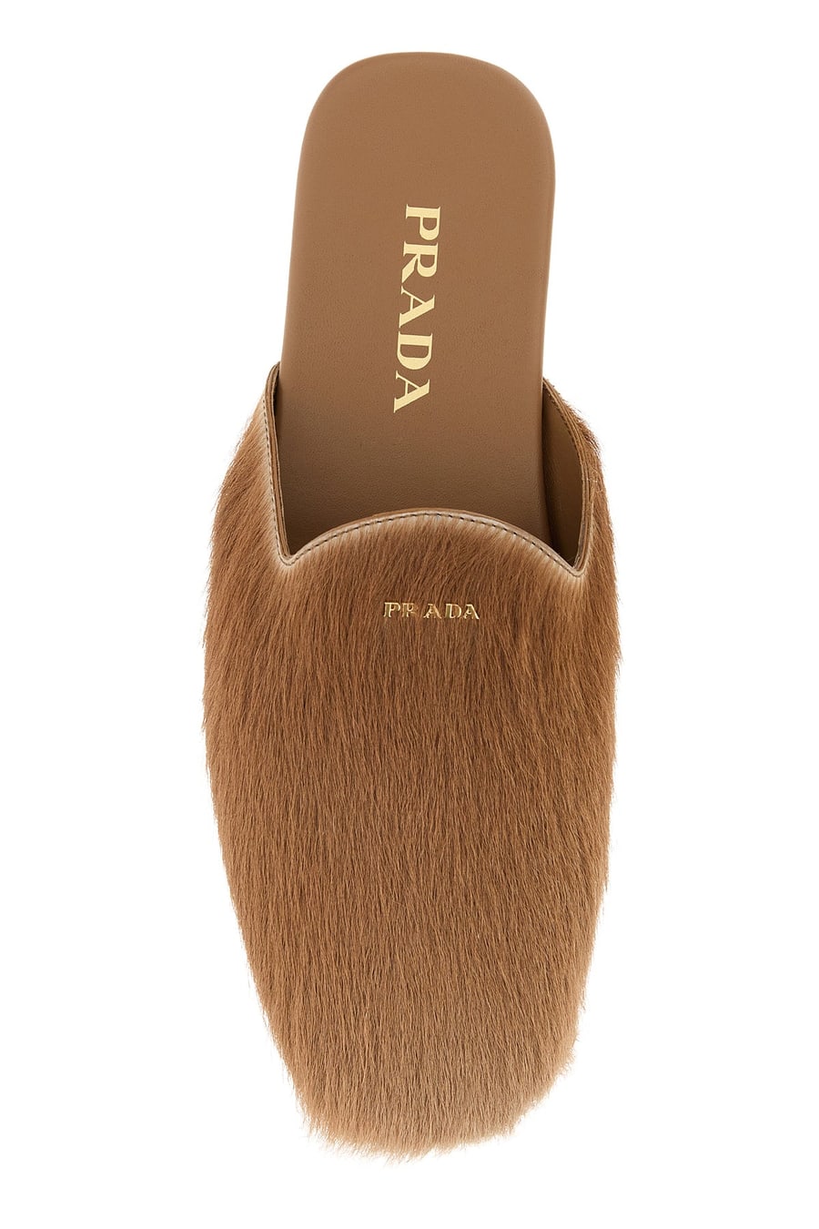 Prada Slippers in cavallino cammello, view 4