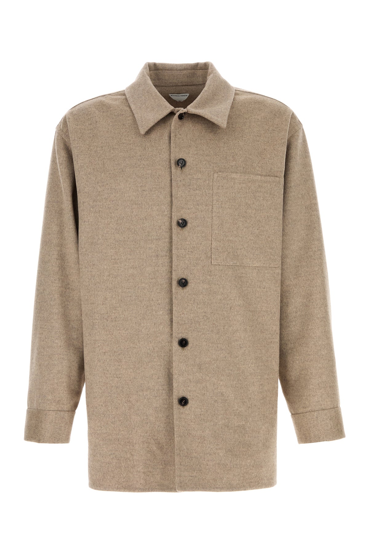 Bottega Veneta Camicia in flanella cappuccino