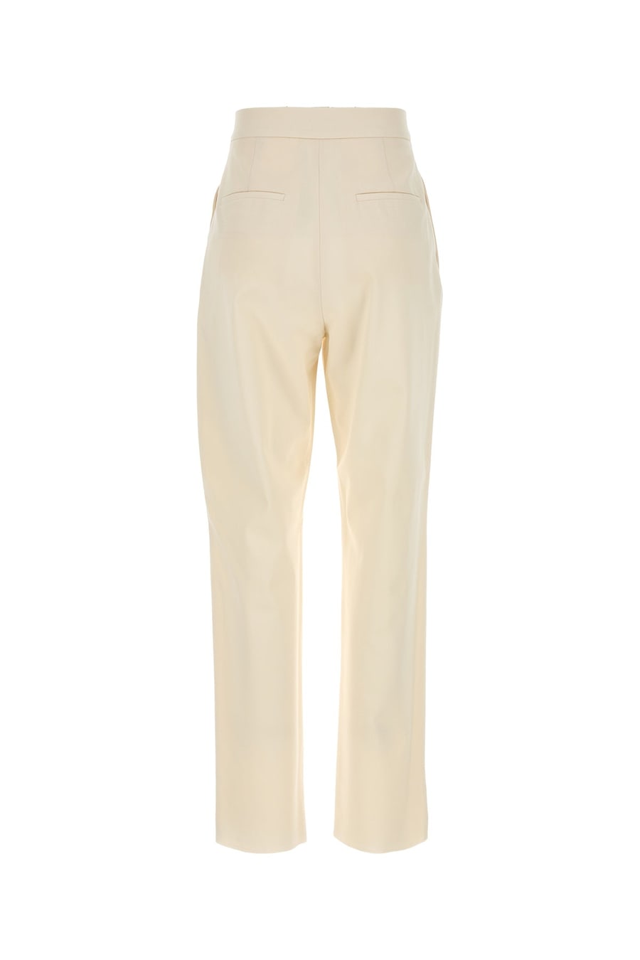 Max Mara Pantalone Dede in cotone avorio, view 2