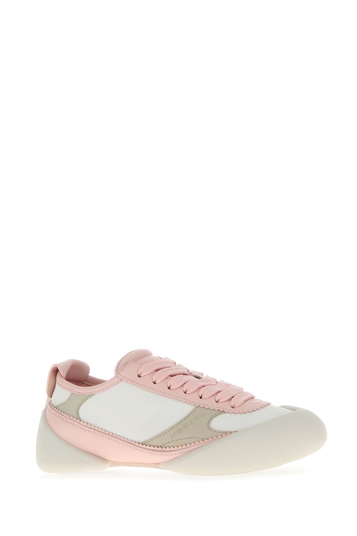 Alexander McQueen Sneakers in pelle multicolor, view 2
