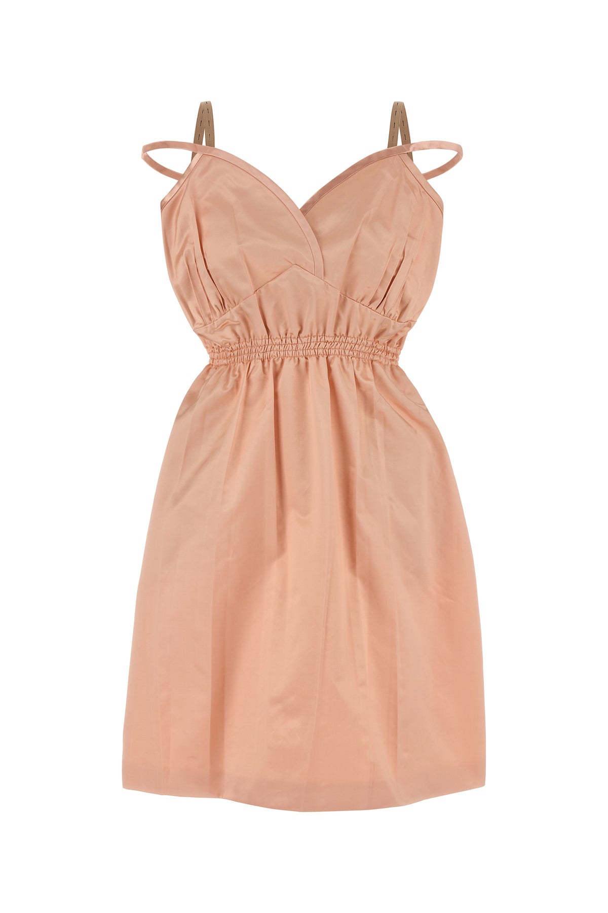 Miu Miu Abito in raso salmone