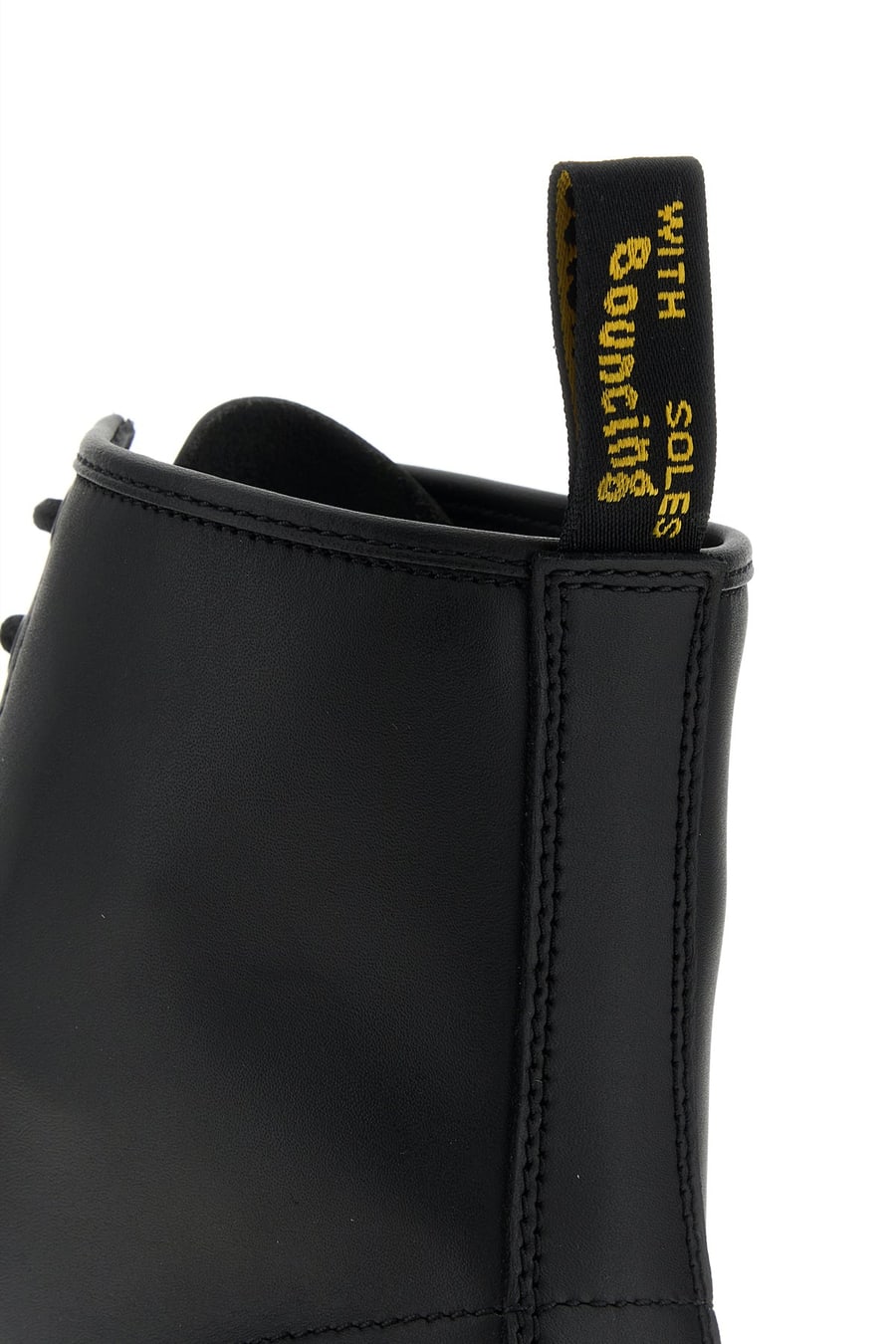DR MARTENS Stivaletti in nappa nera, view 4