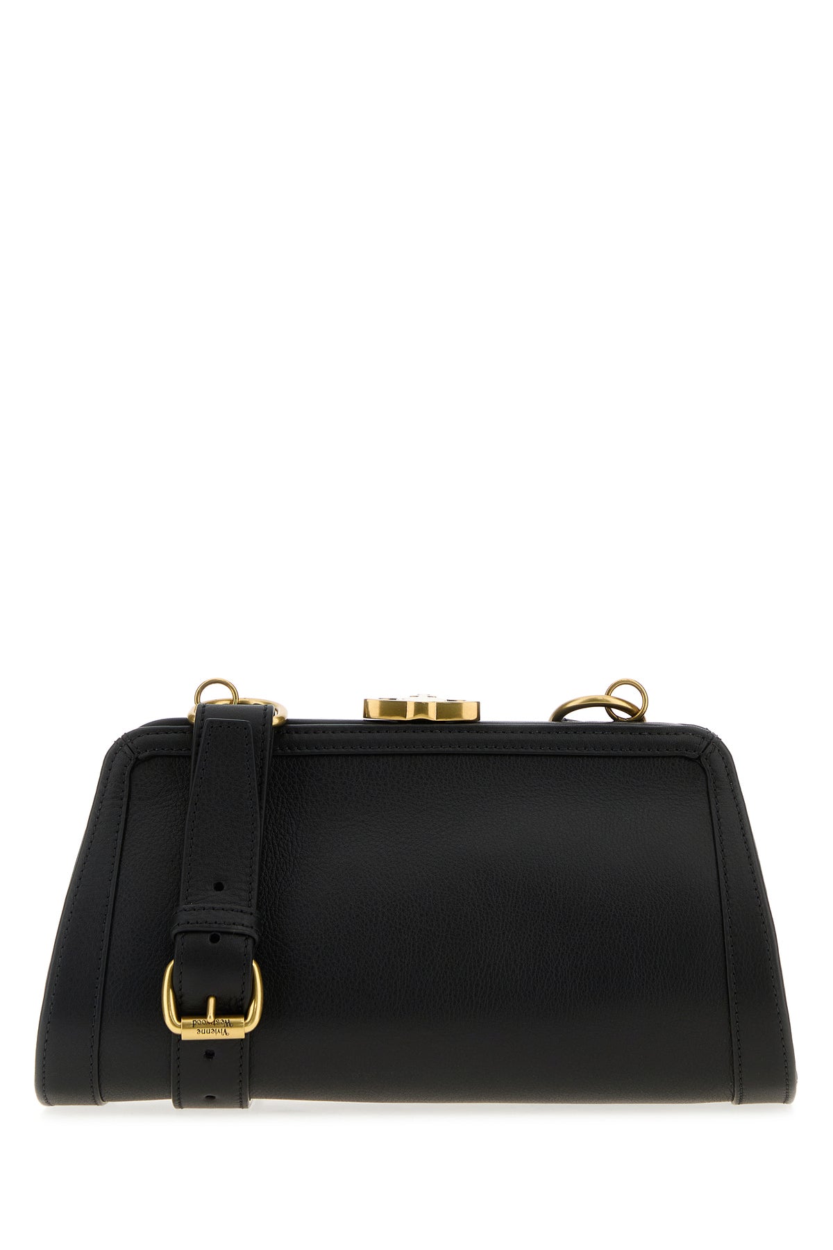 Vivienne Westwood Borsa a tracolla Ascot in pelle nera