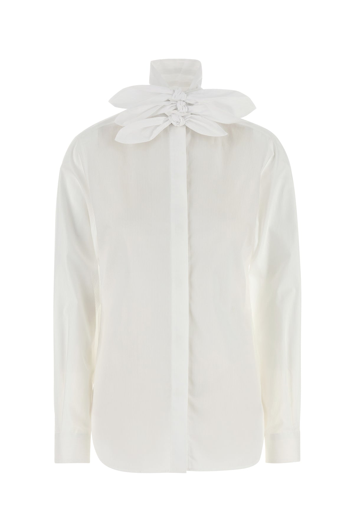 Moschino Camicia in cotone ricamato