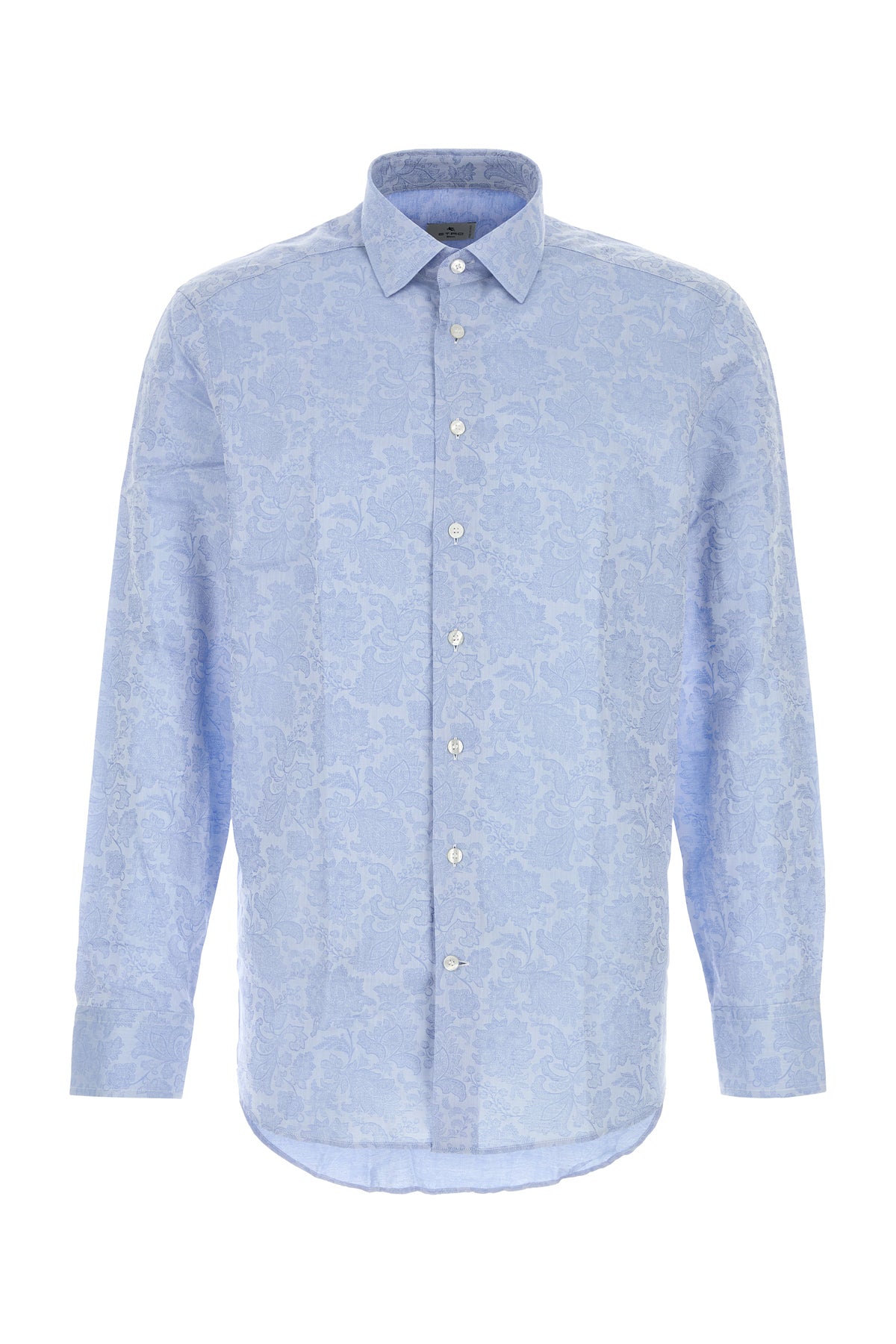 Etro Camicia in jacquard azzurro
