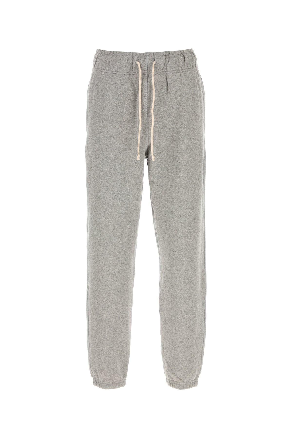 New Balance Pantalone jogging in misto cotone grigio melangé