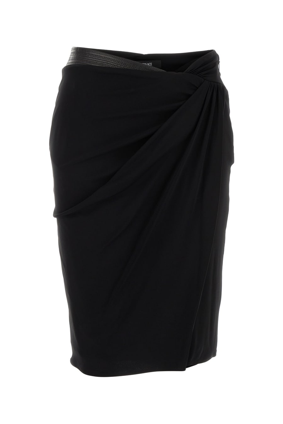 Versace Gonna in viscosa stretch nera