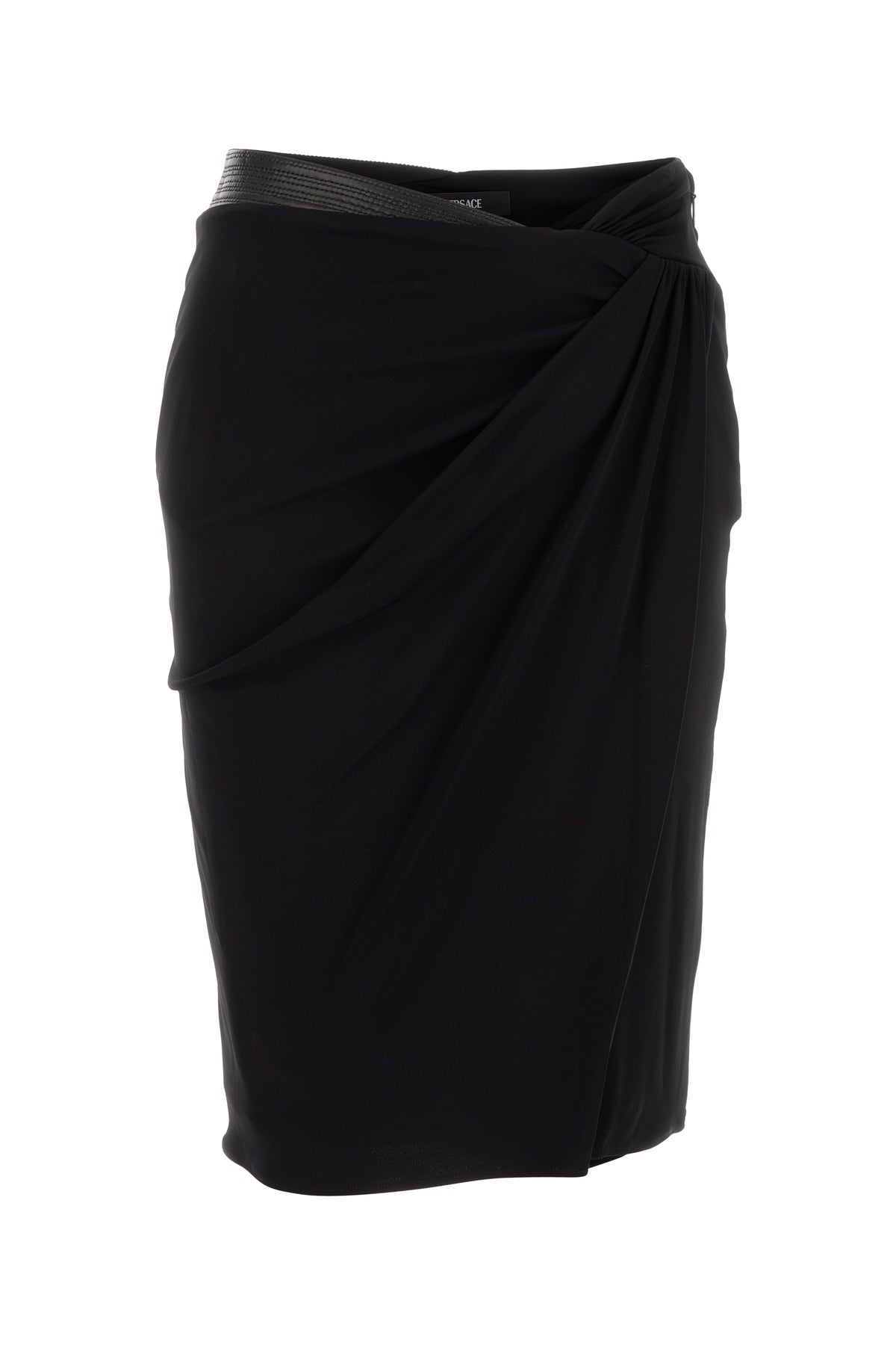 Versace Gonna in viscosa stretch nera