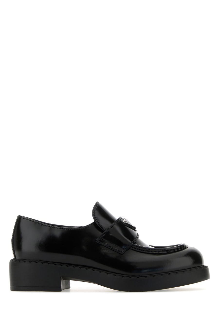 Prada Mocassini in pelle nera