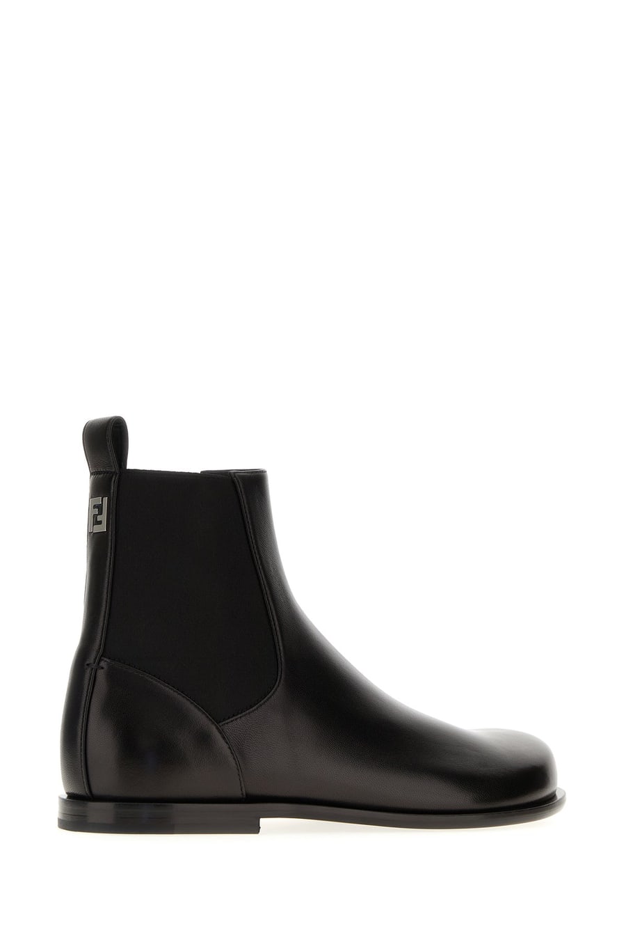 Fendi Stivaletti Squared FF in nappa nera, view 3