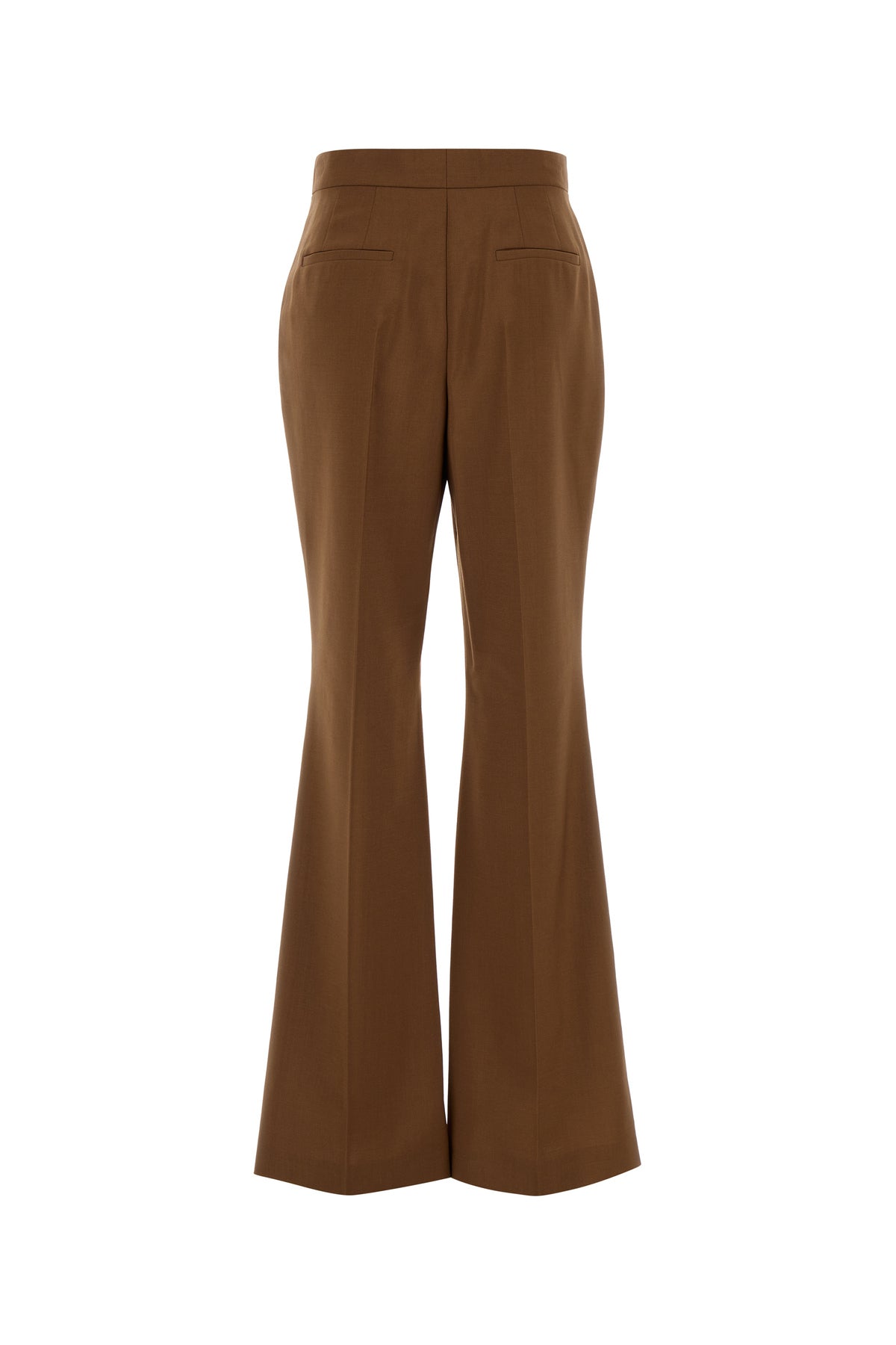 Fendi Pantalone in misto lana caramello, view 2