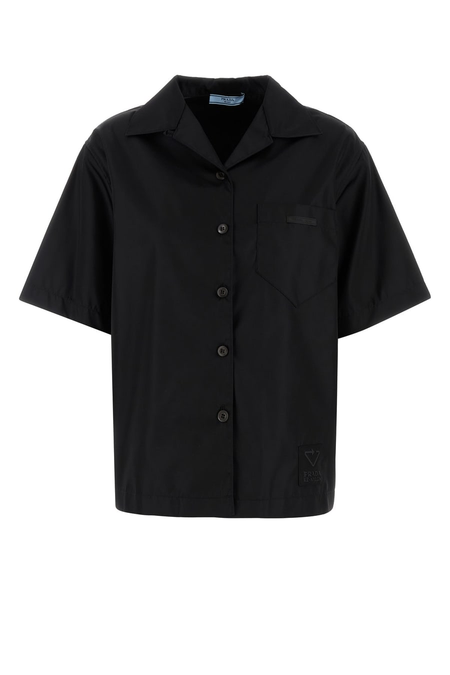 Prada Camicia in gabardine nero