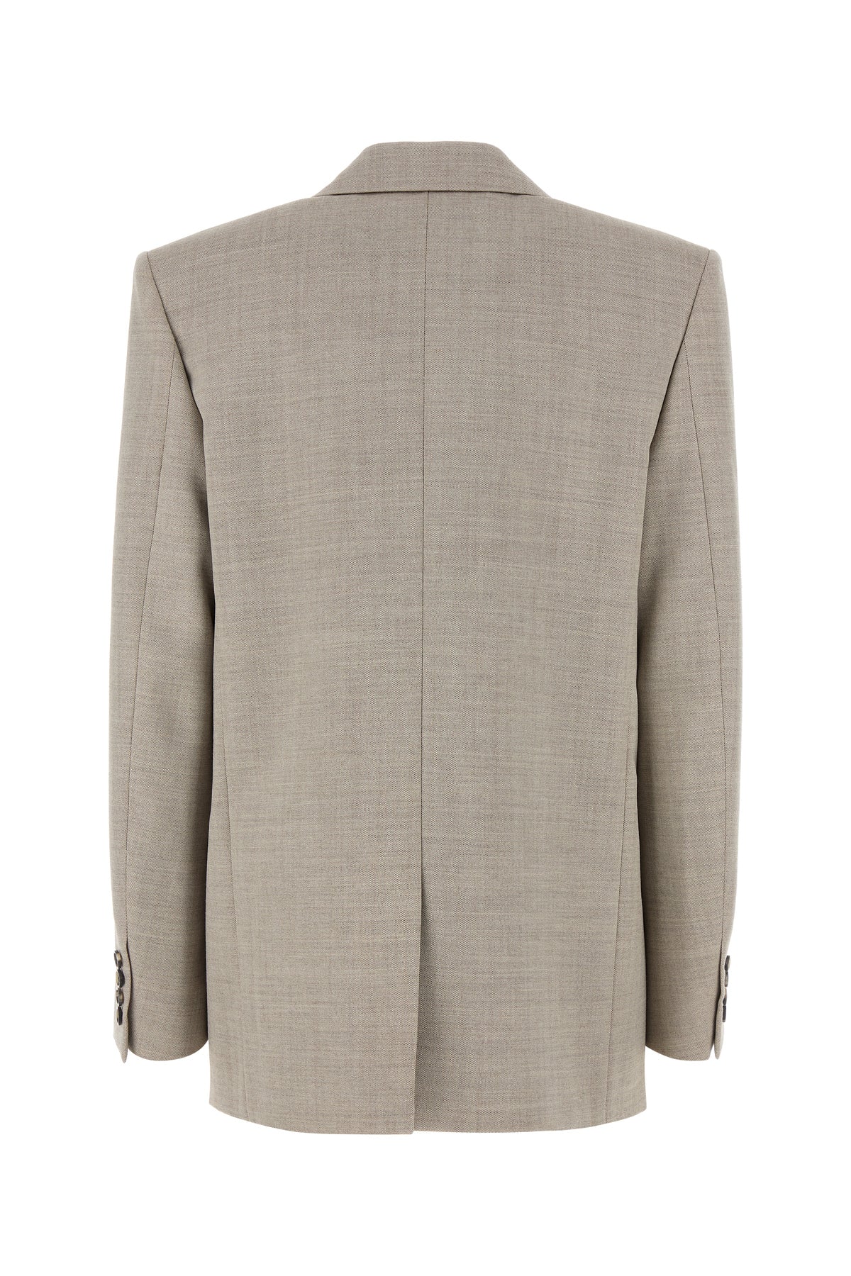 Saint Laurent Giacca in lana cappuccino