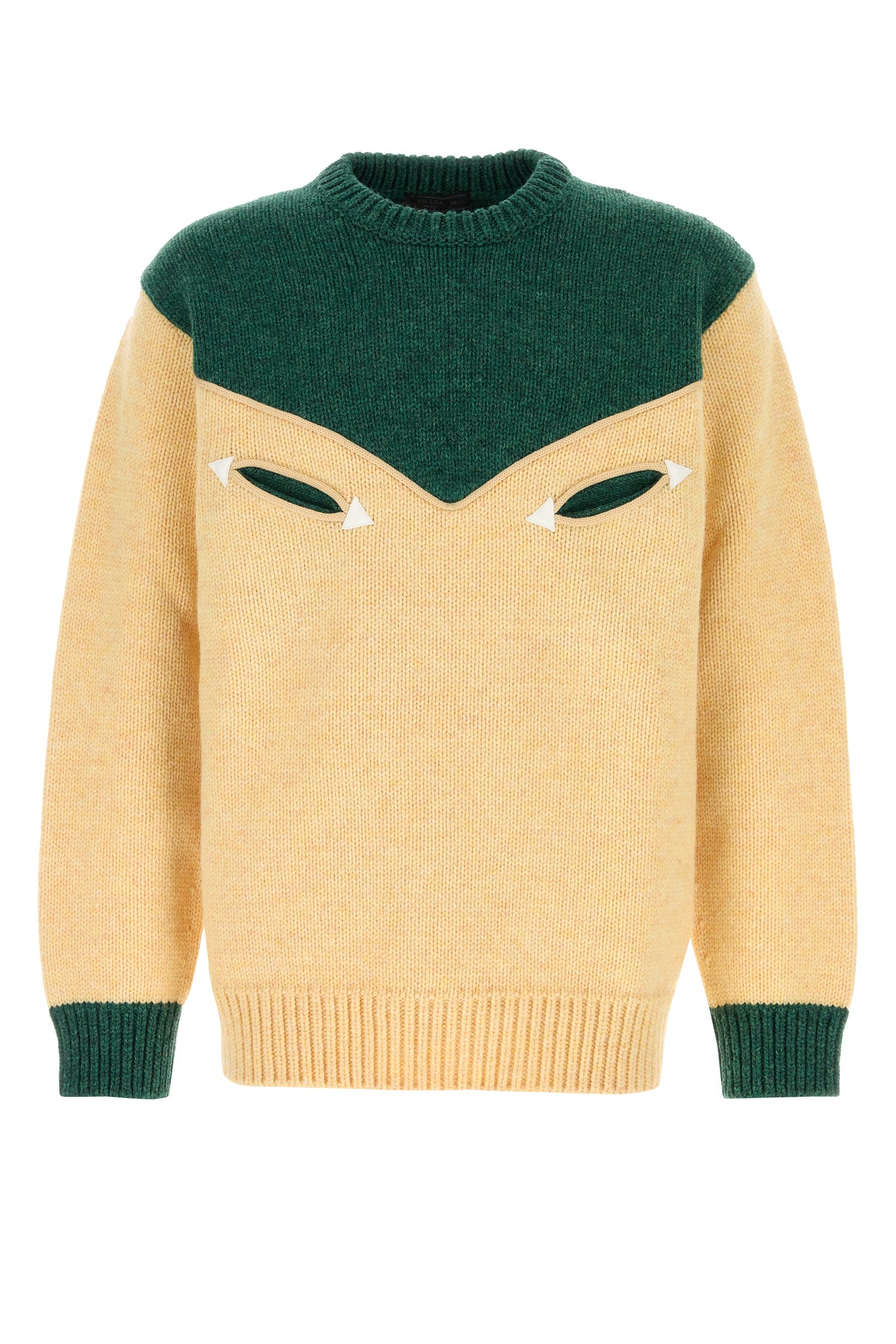 Prada Maglione in lana bicolor