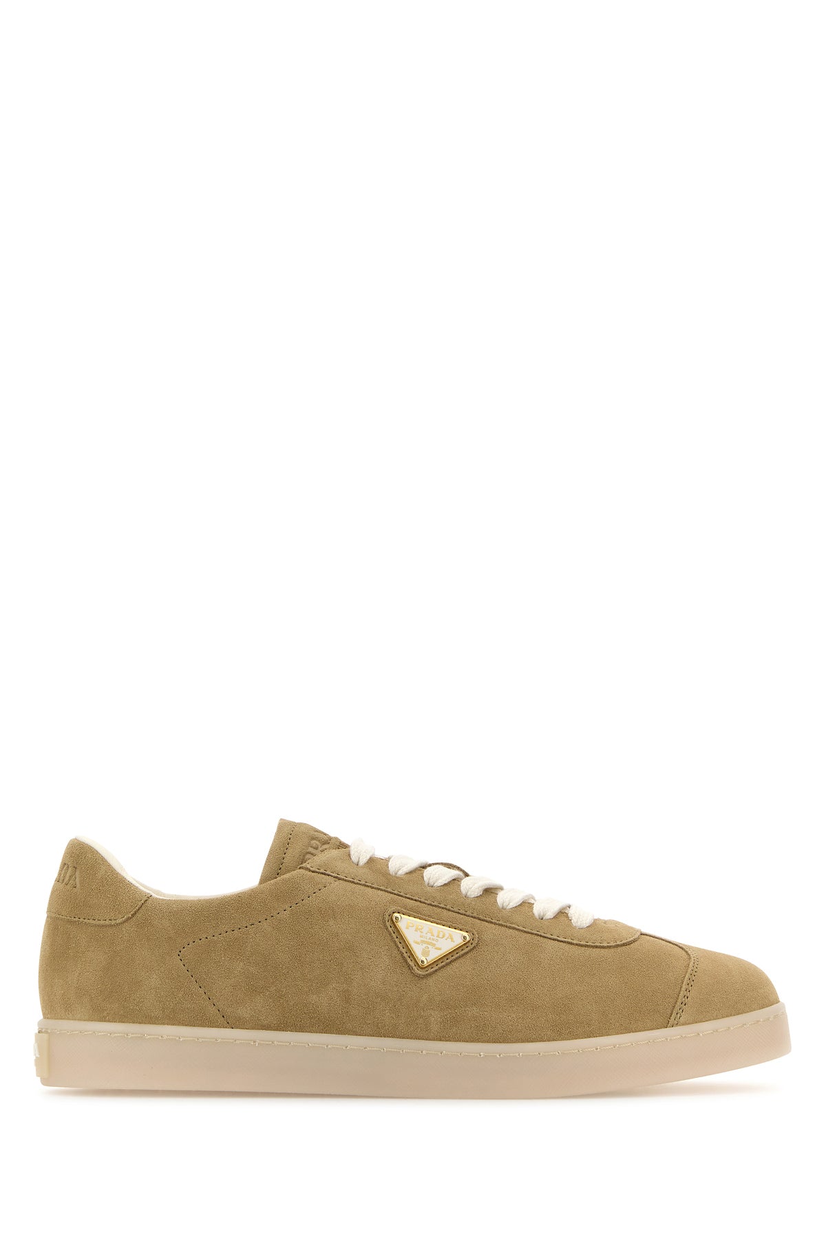 Prada Sneakers in pelle scamosciata beige