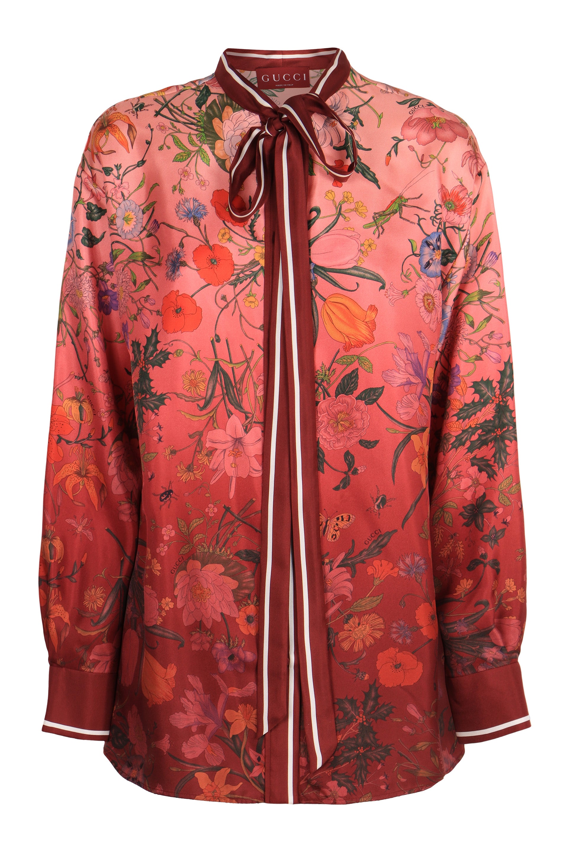 Gucci Camicia in seta stampata