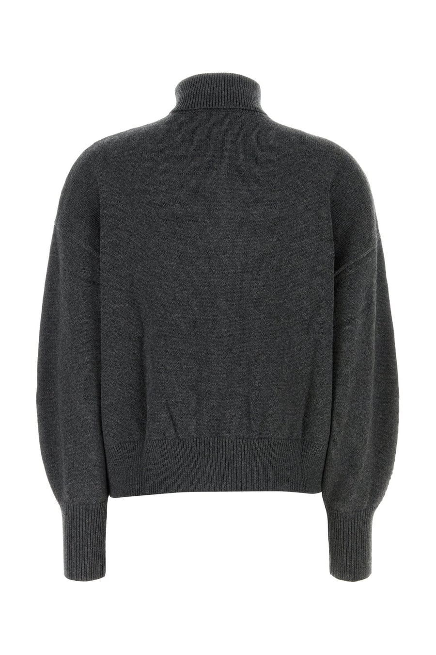 ISABEL MARANT ETOILE Maglione Nasha oversize in misto cotone antracite, view 2