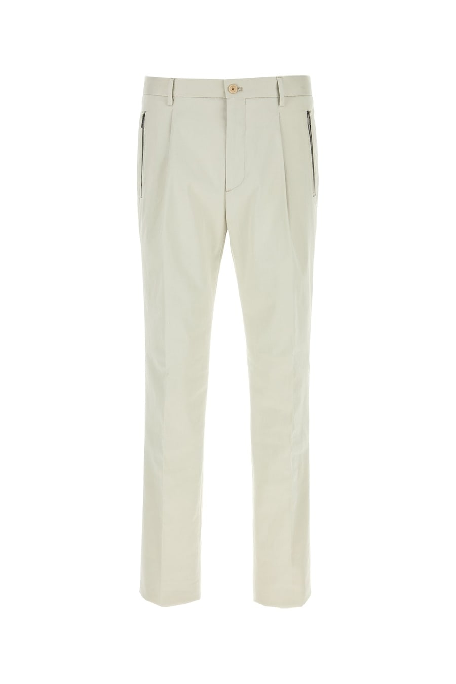 Etro Pantalone in cotone stretch sabbia
