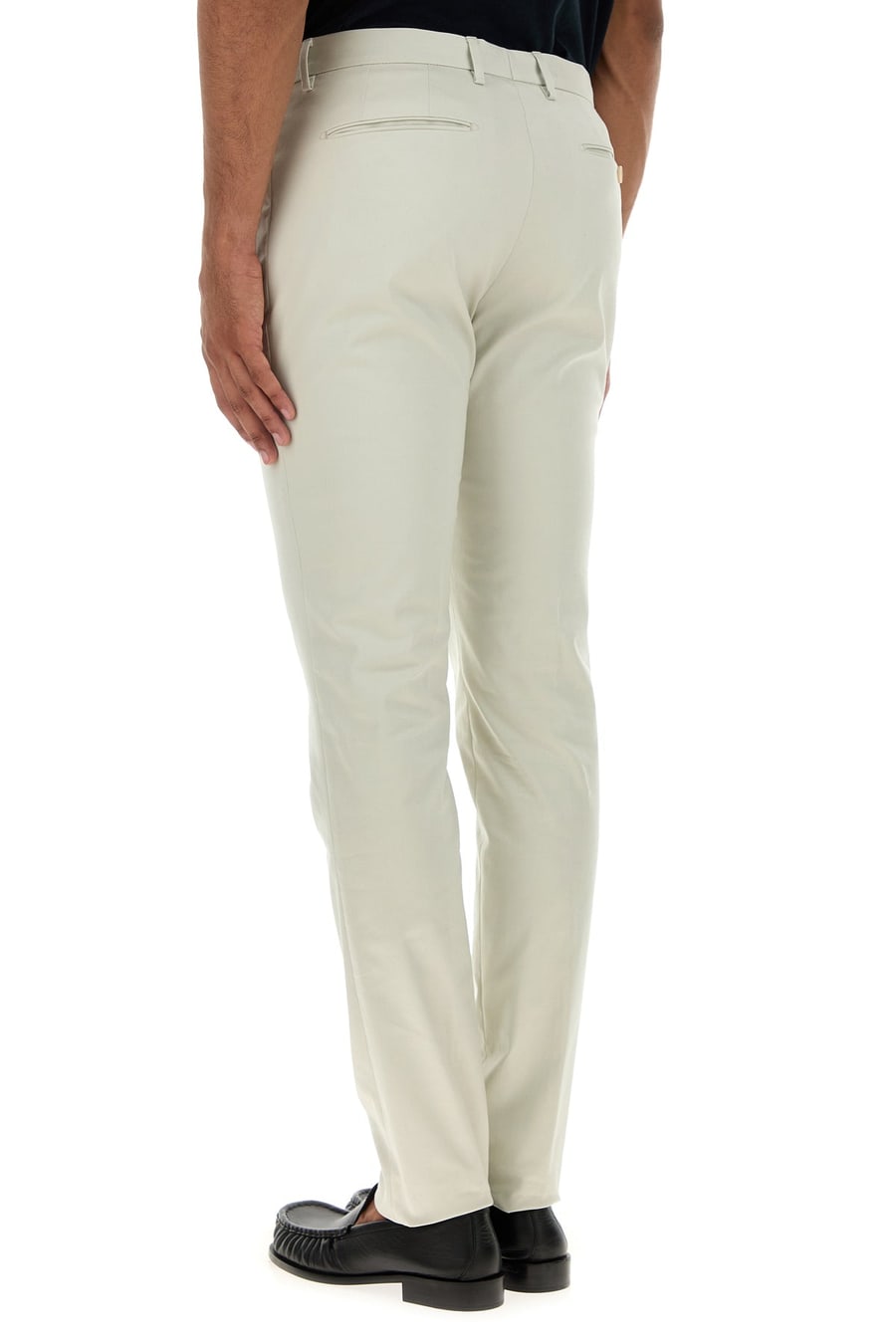 Etro Pantalone in cotone stretch sabbia, view 4