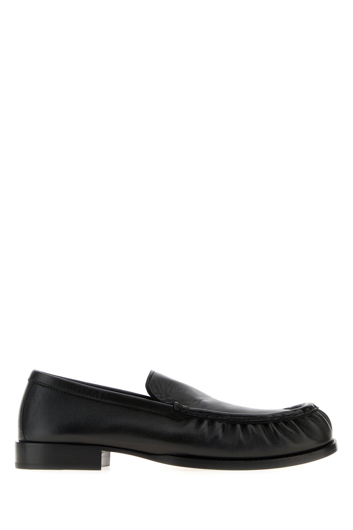 Dries Van Noten Mocassini in pelle nera