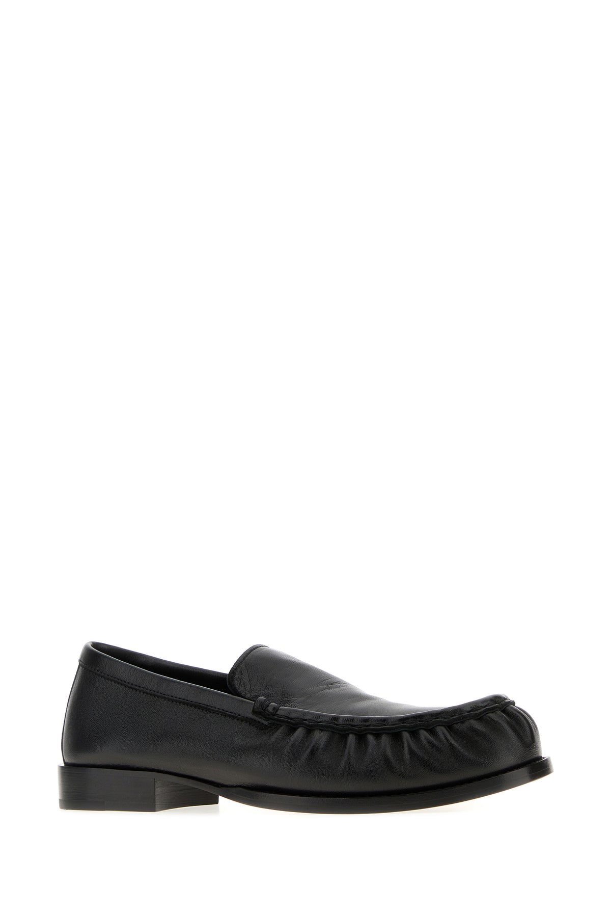 Dries Van Noten Mocassini in pelle nera, view 2