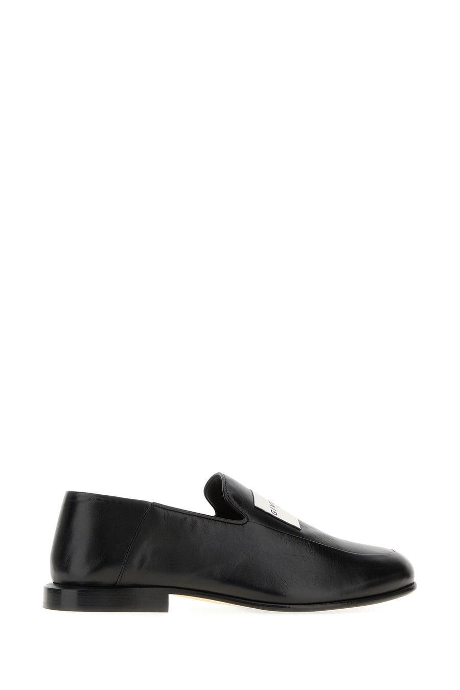 Givenchy Mocassini Label in pelle nera, view 3