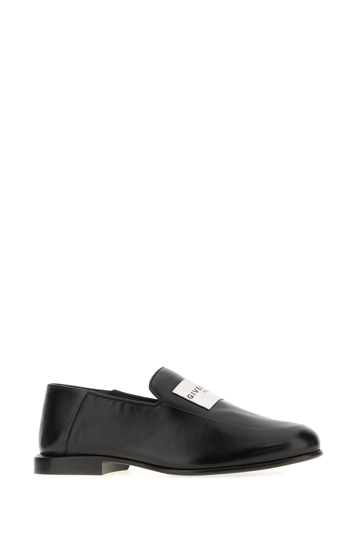 Givenchy Mocassini Label in pelle nera, view 2