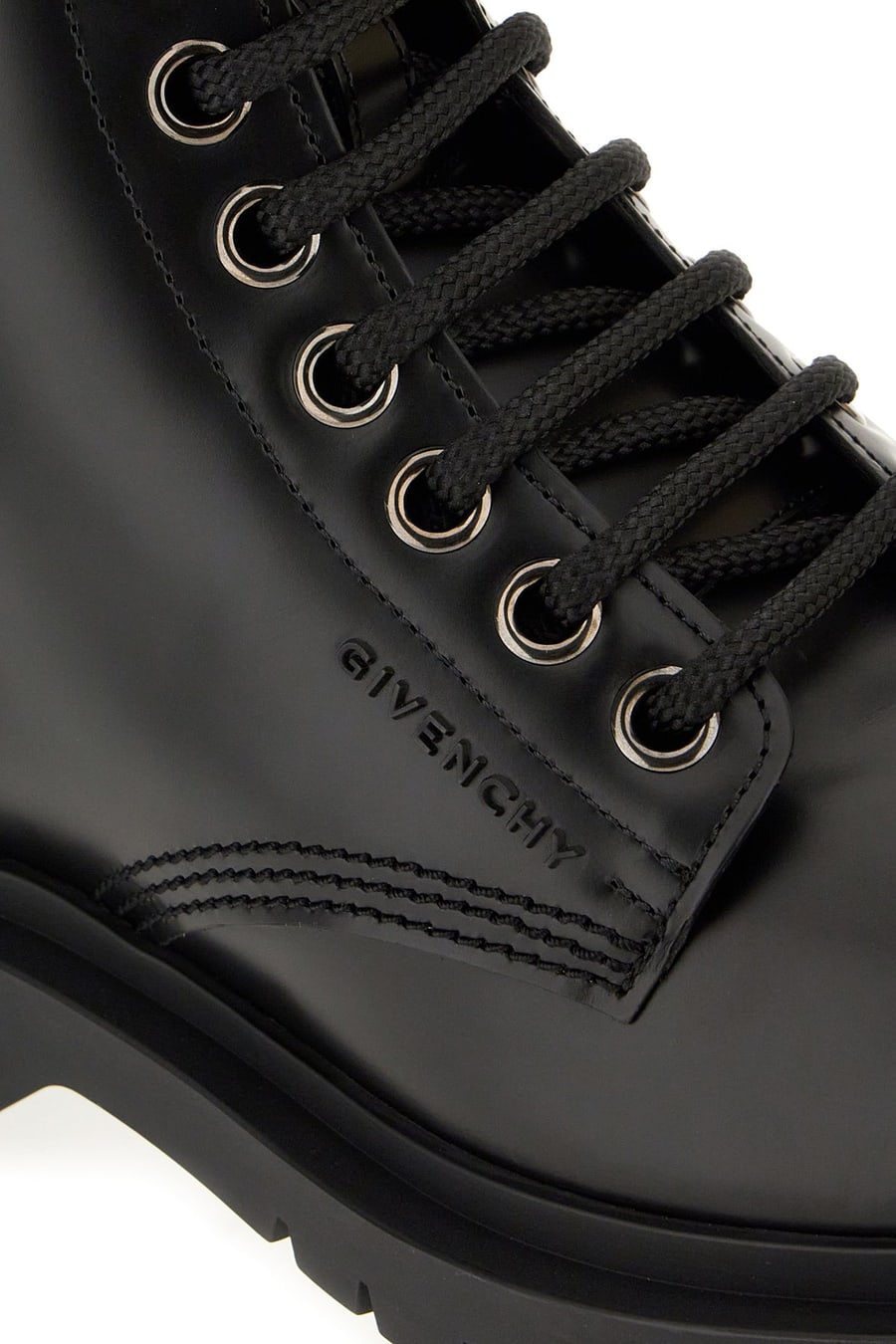 Givenchy Stivaletti in pelle nera, view 4