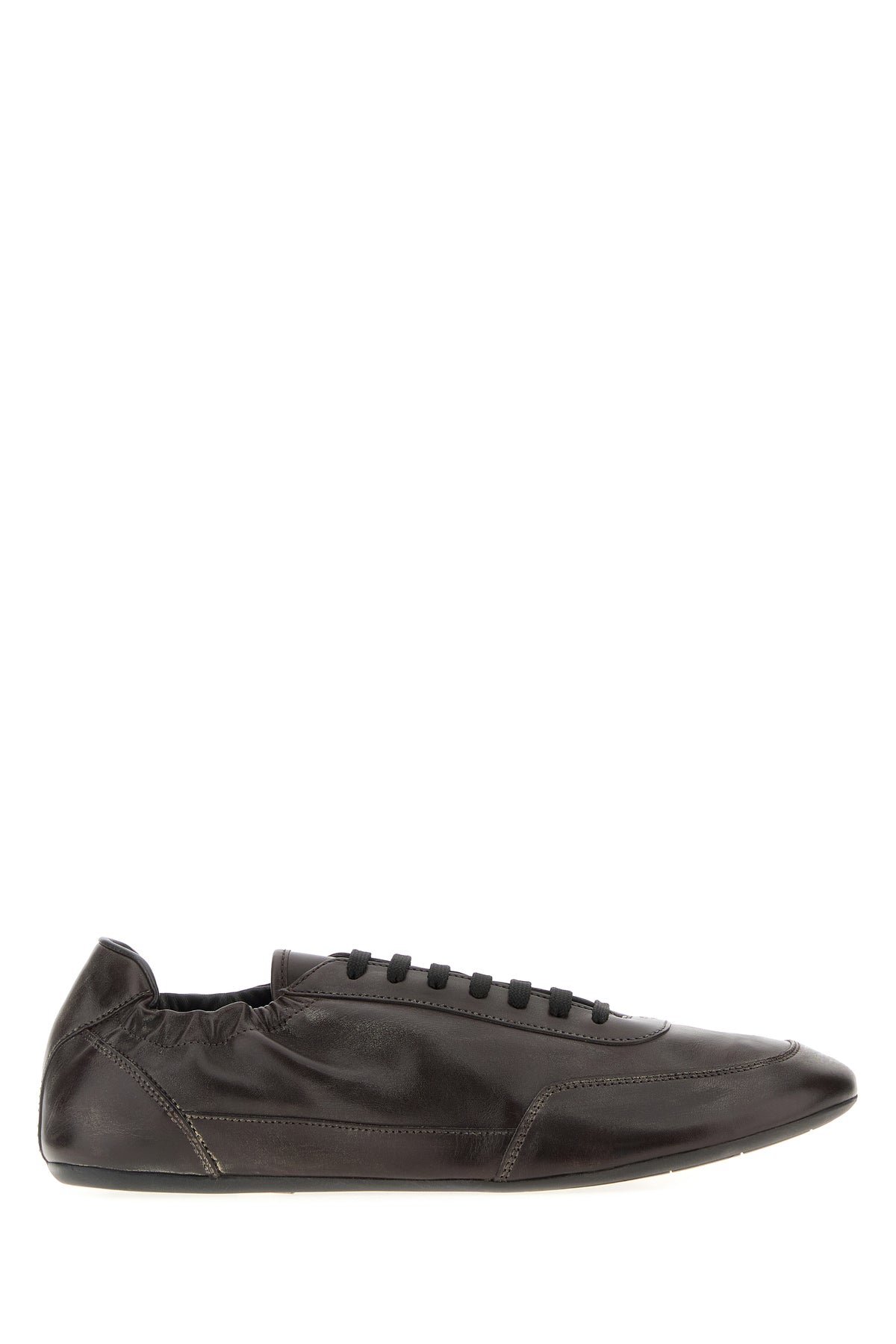 Prada Sneakers Collapse in pelle testa di moro