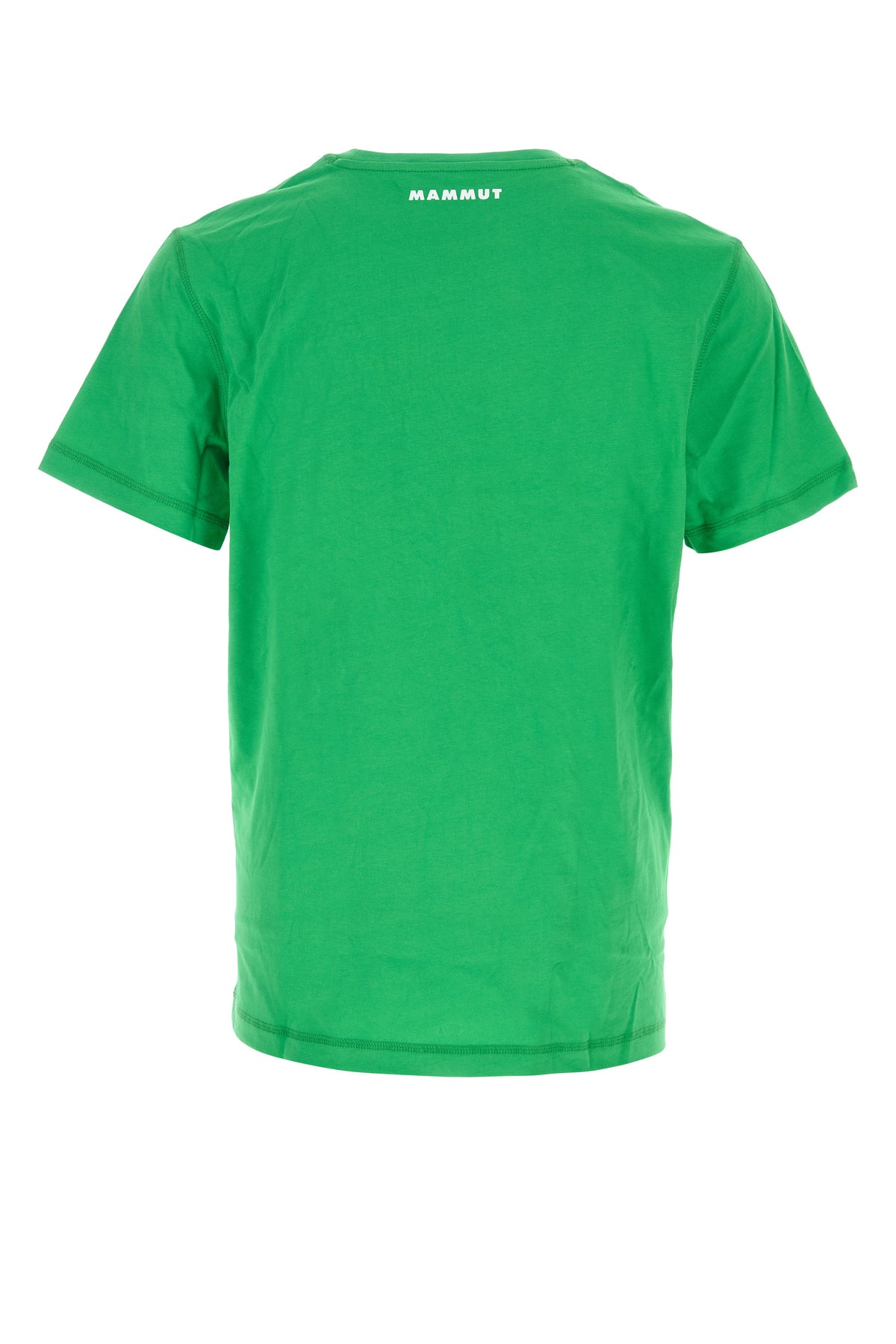 MAMMUT SWISS1862 T-shirt in cotone verde prato, view 2