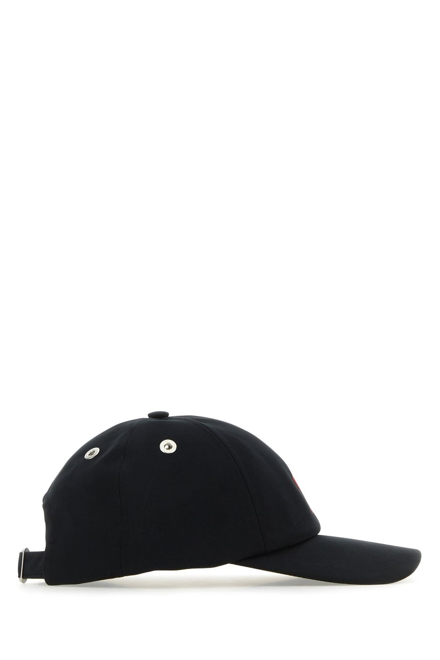 AMI Cappello da baseball in cotone nero, view 2
